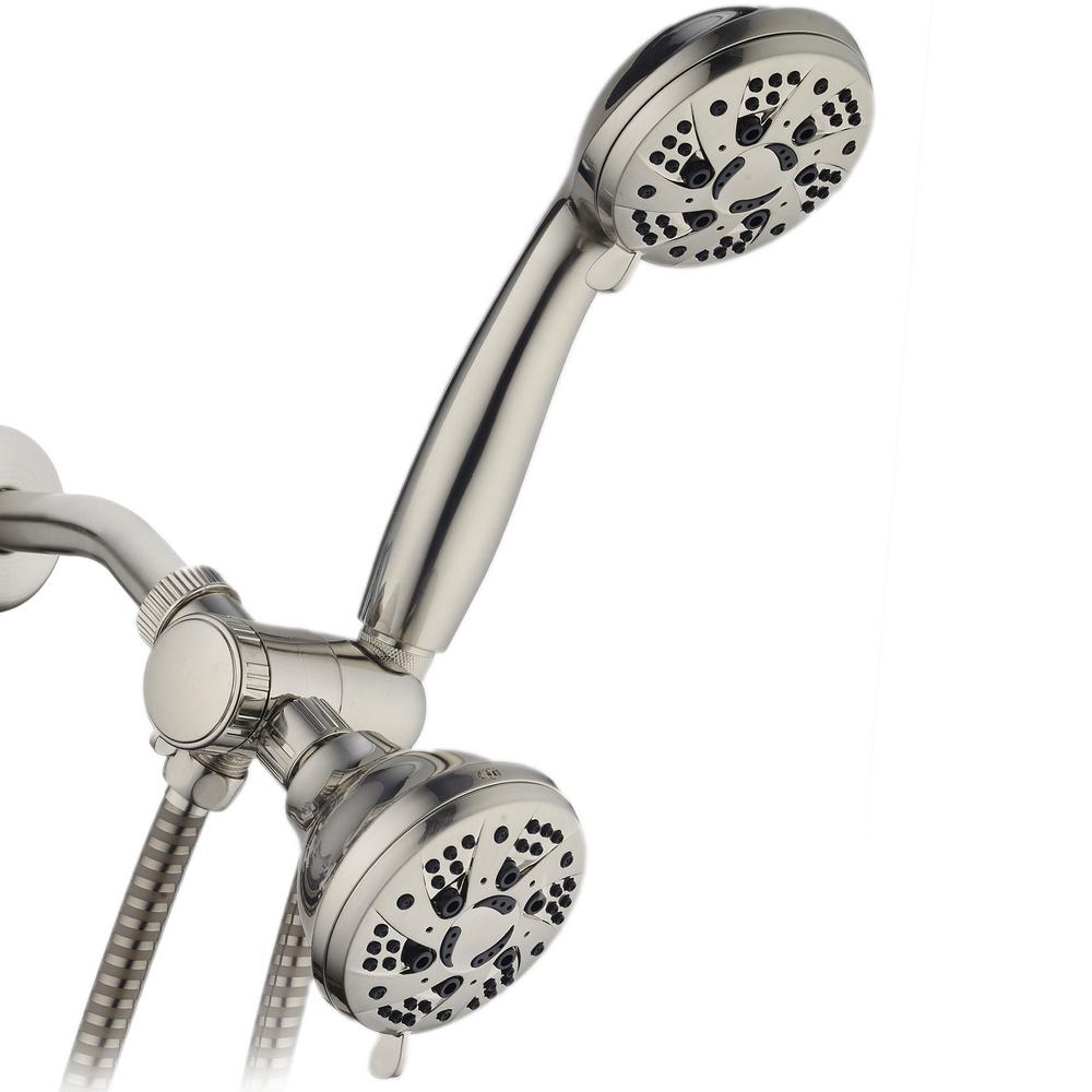 AquaDance 48spray 4 in. Dual Shower Head and Handheld Shower Head with