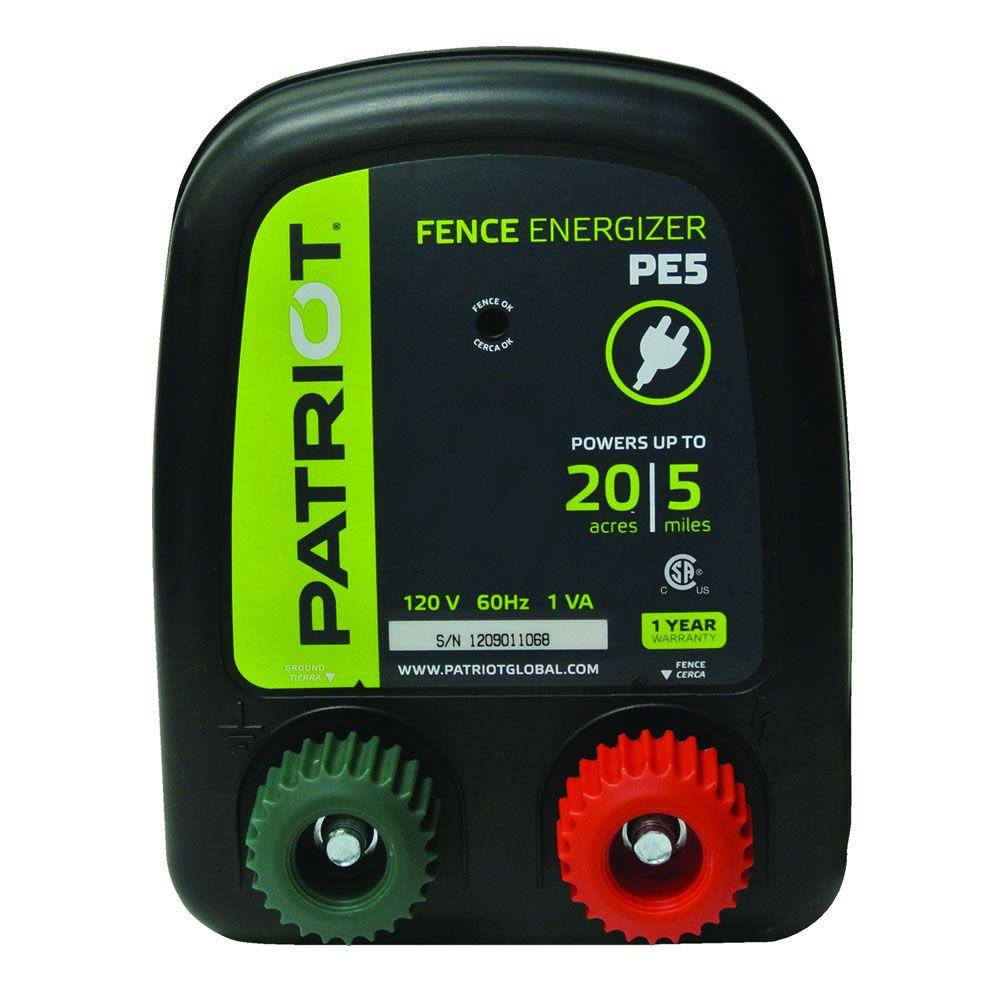 Patriot PE5 Fence Energizer - 0.20 Joule-819958 - The Home  