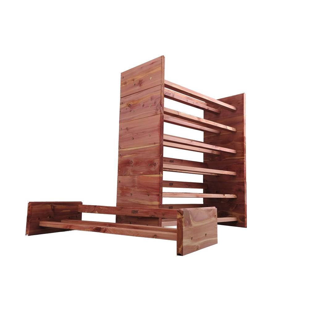 2 Tier Aromatic Cedar Shoe Rack A122 The Home Depot