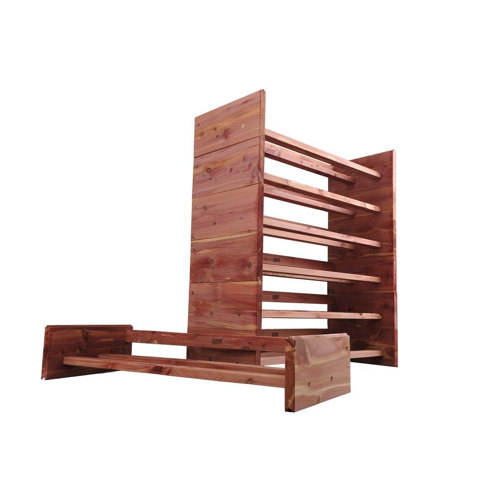 cedar shoe rack