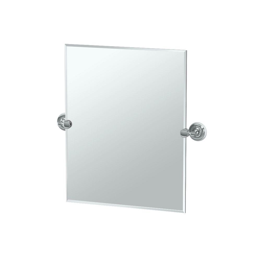 Gatco Designer II 24.50 in. x 24 in. Frameless Single Small Rectangle