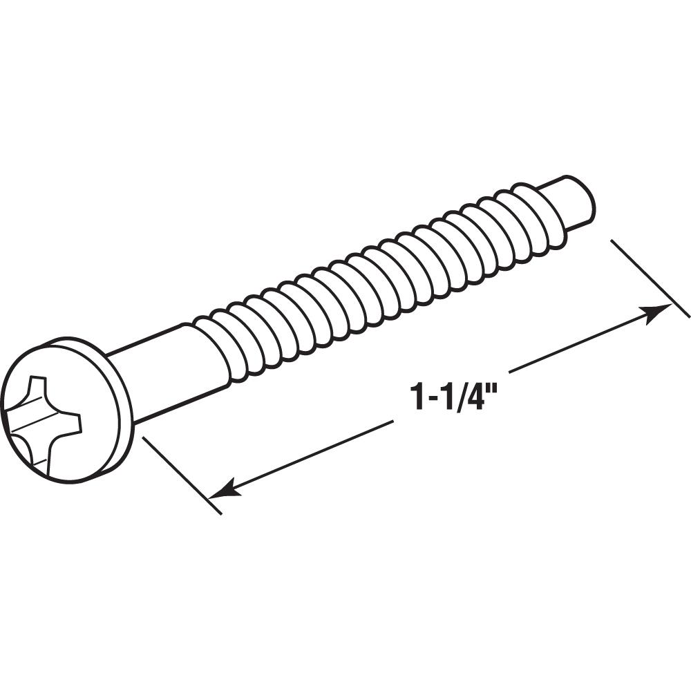 Prime Line 8 32 X 1 14 In Phillips Head Adjustment Screw Pack 4 Pack