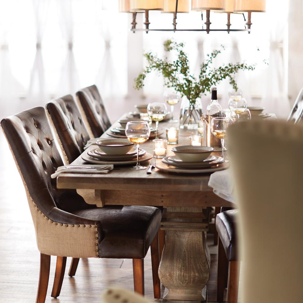 Leather Dining Room Chairs, Brown Leather Dining Room Chairs