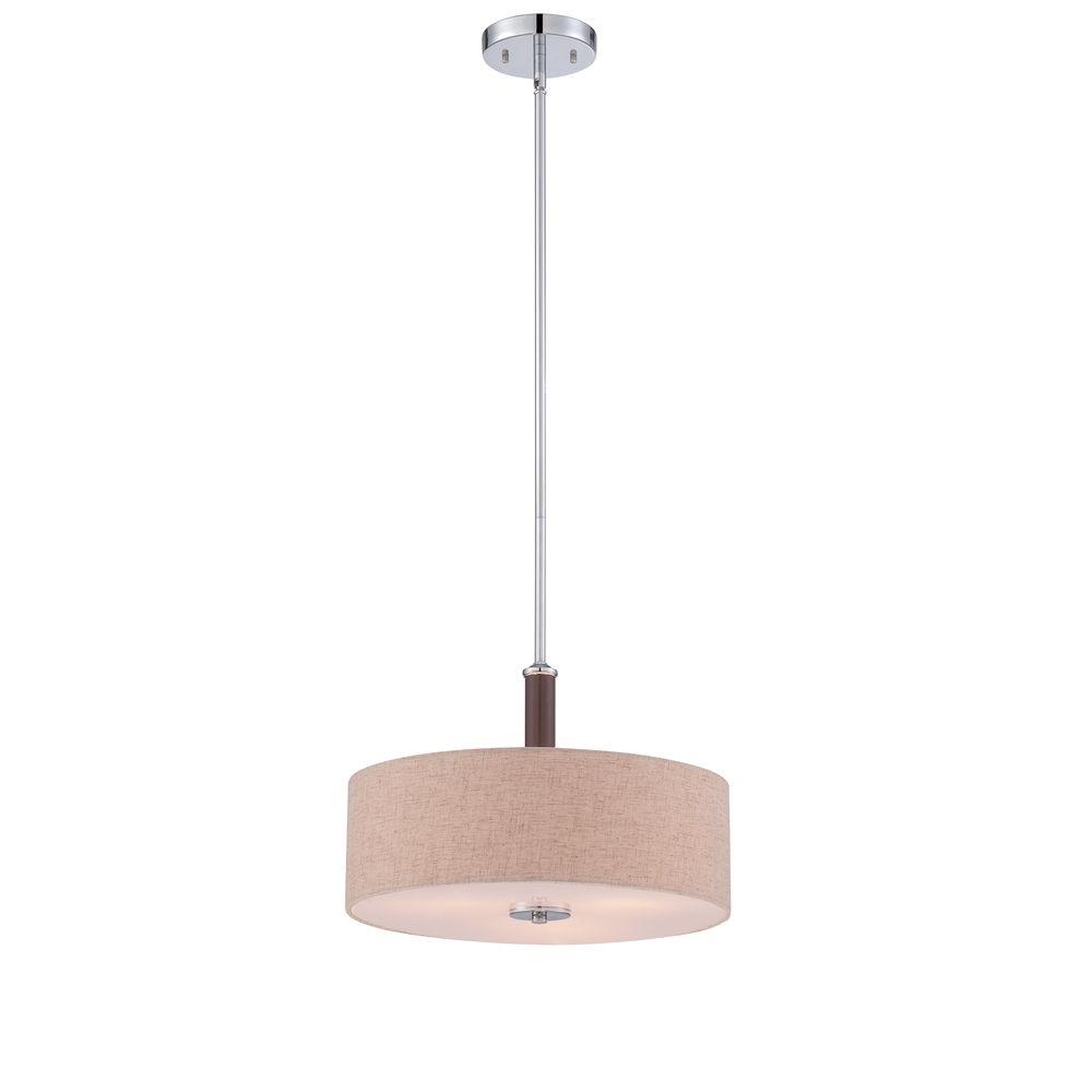 World Imports Jones Collection 3 Light Chrome Convertible Semi Flush World Imports Jones Collection 3 Light Chrome Convertible Semi Flush Mount Pendant