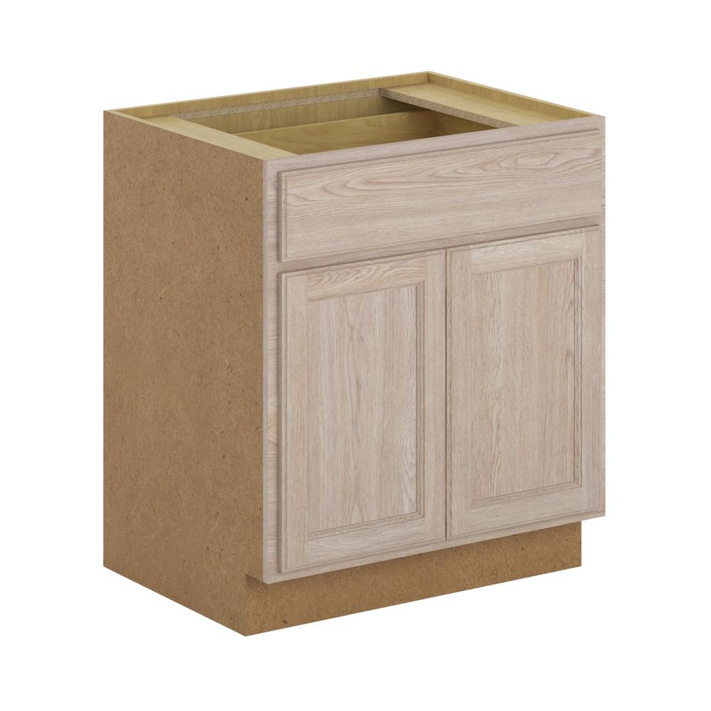 Hampton Bay Stratford Assembled 27x34 5x24 In Base Cabinet With