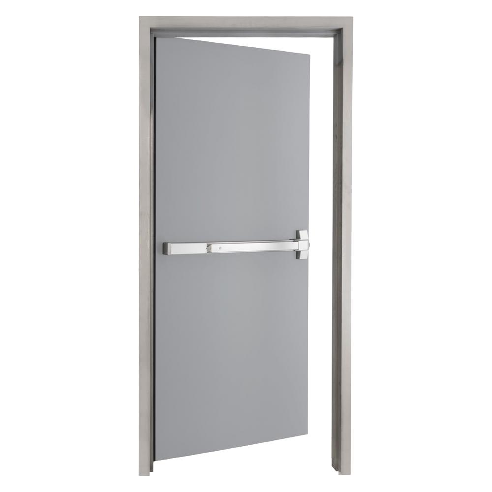 Armor Door 36 In X 84 In Fire Rated Left Hand Unfinished Steel Commercial Door Slab With Panic