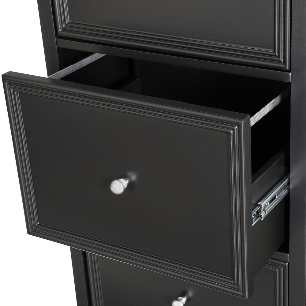 Home Decorators Collection Oxford Black 41 In File Cabinet