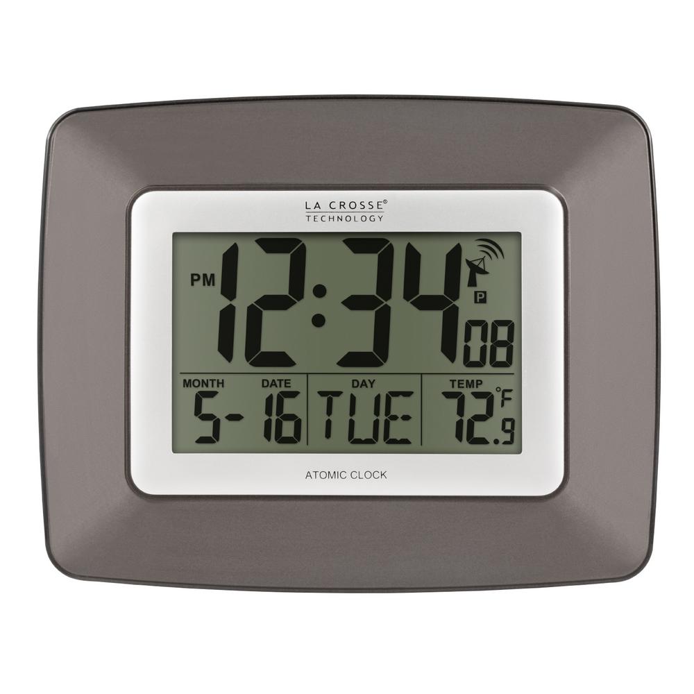 La Crosse Technology Digital Wall Clock With Temperature
