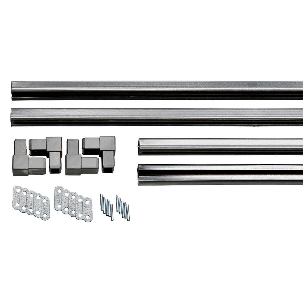 Matrix 1.1 in. x 95.5 in. x 4 ft. Galvanized PowderCoated Steel