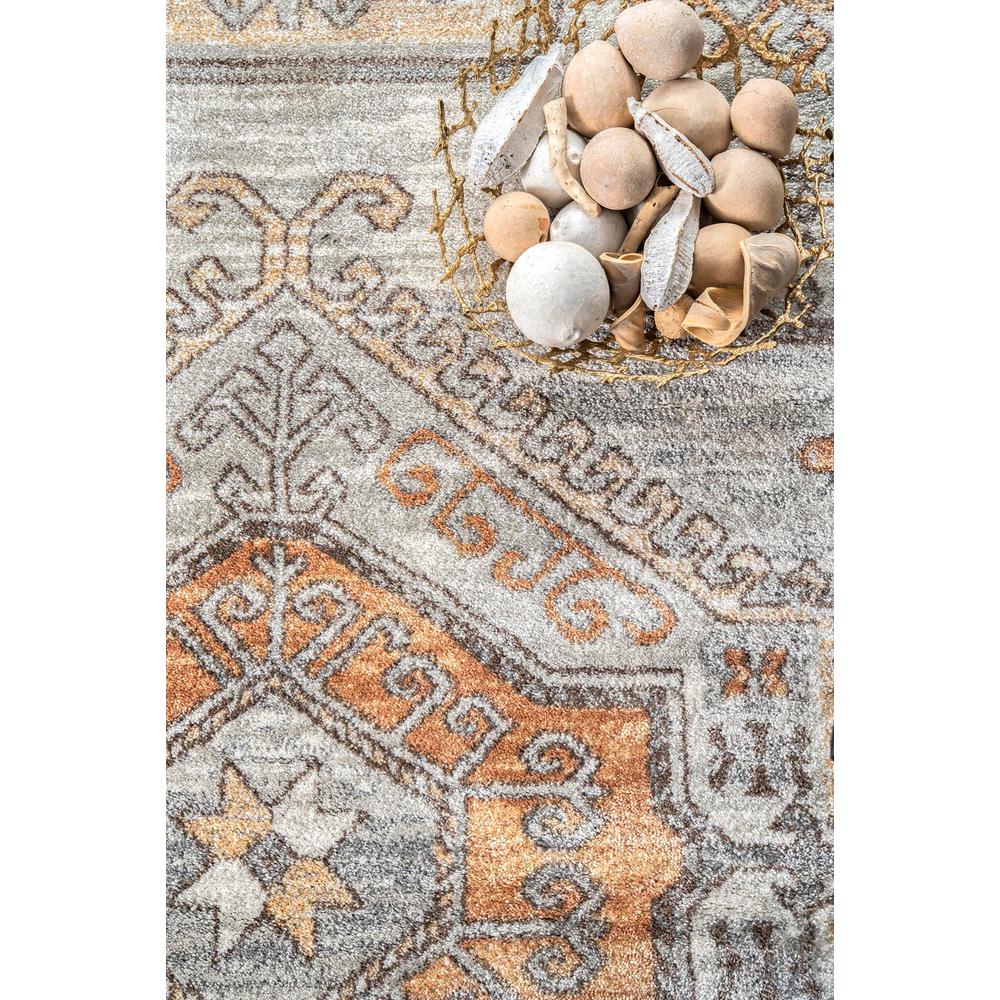 Nuloom Castle Sun Tribal Orange 8 Ft X 10 Area Rug Rzab13a