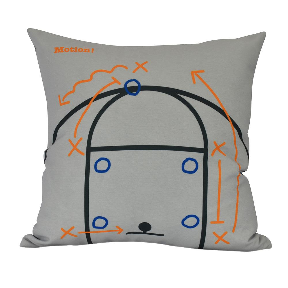 20 in. Motion Indoor Decorative PillowPG883GY120 The Home Depot