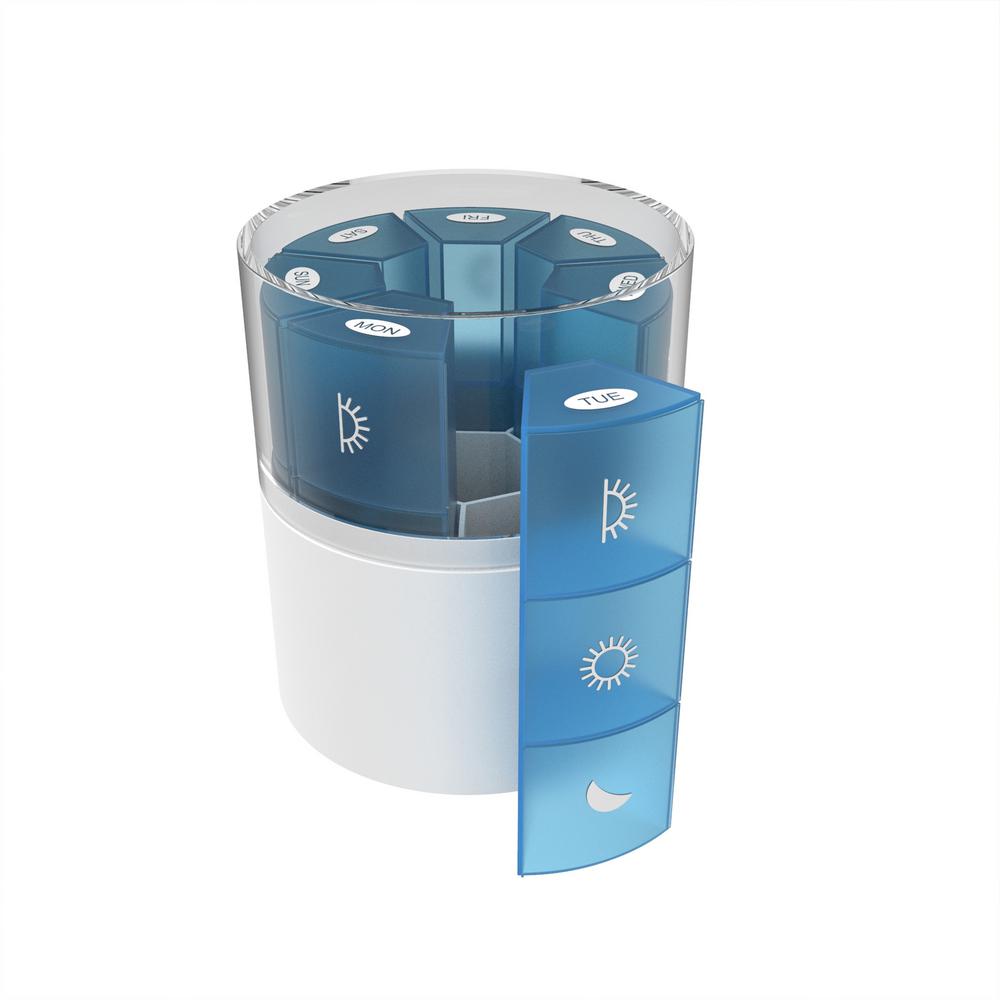 Bluestone Daily Pill Organizer With Storage Case Hw0100071 The