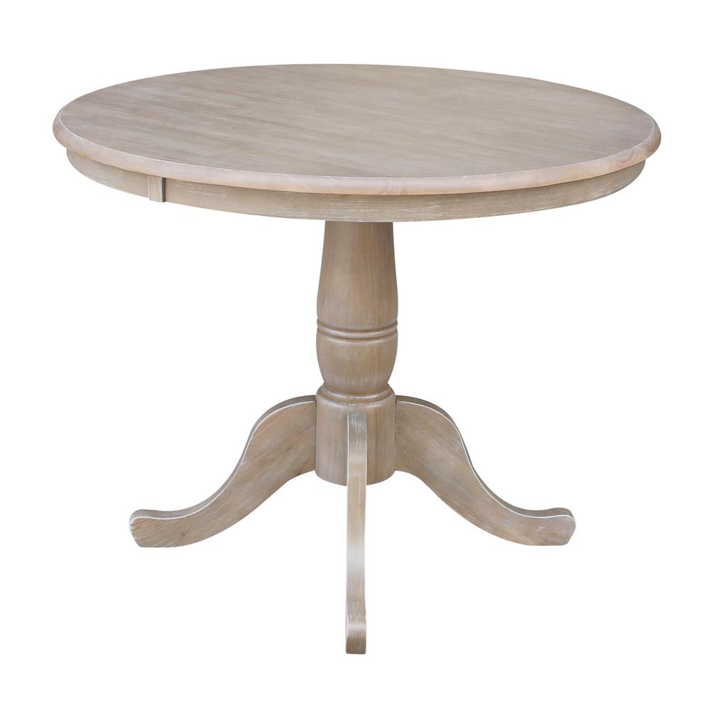 Acme Furniture Wallace Ii Dining Table, Weathered Round Dining Table