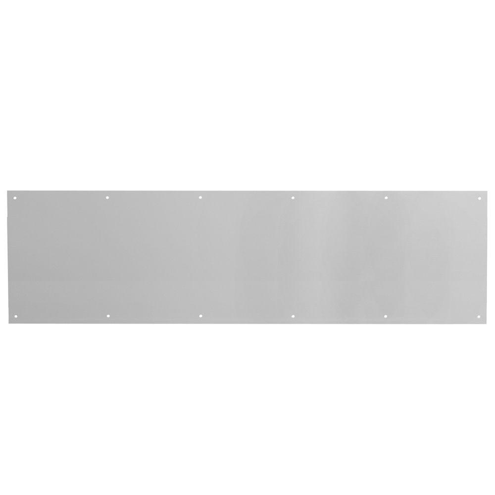 PrimeLine 10 in. x 34 in. Satin Aluminum Door Kick PlateJ 4620 The