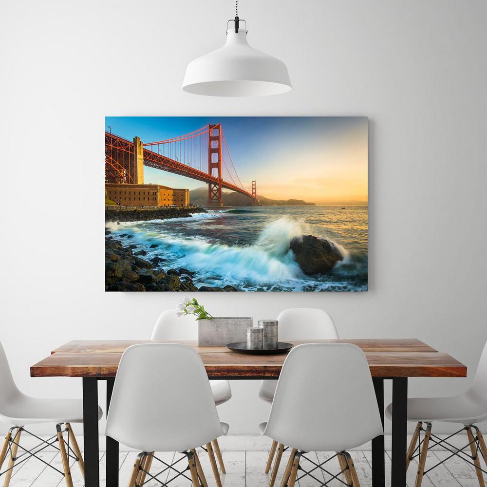 24 In X 36 The Golden Gate Bridge San Francisco California The Golden Gate Bridge In San Francisco