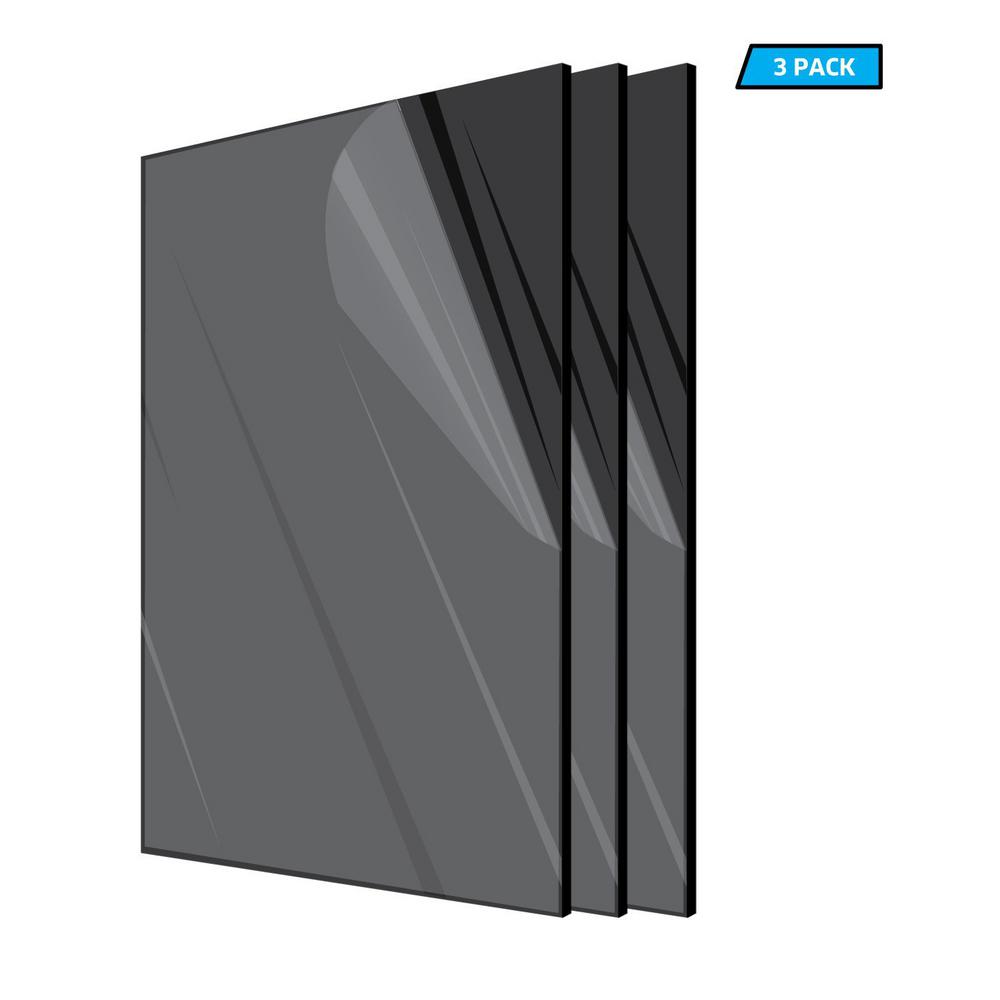6-Pack Acrylic Plexiglass Clear Sheet Replacement Glass 1//8 x 24 in x 24 in