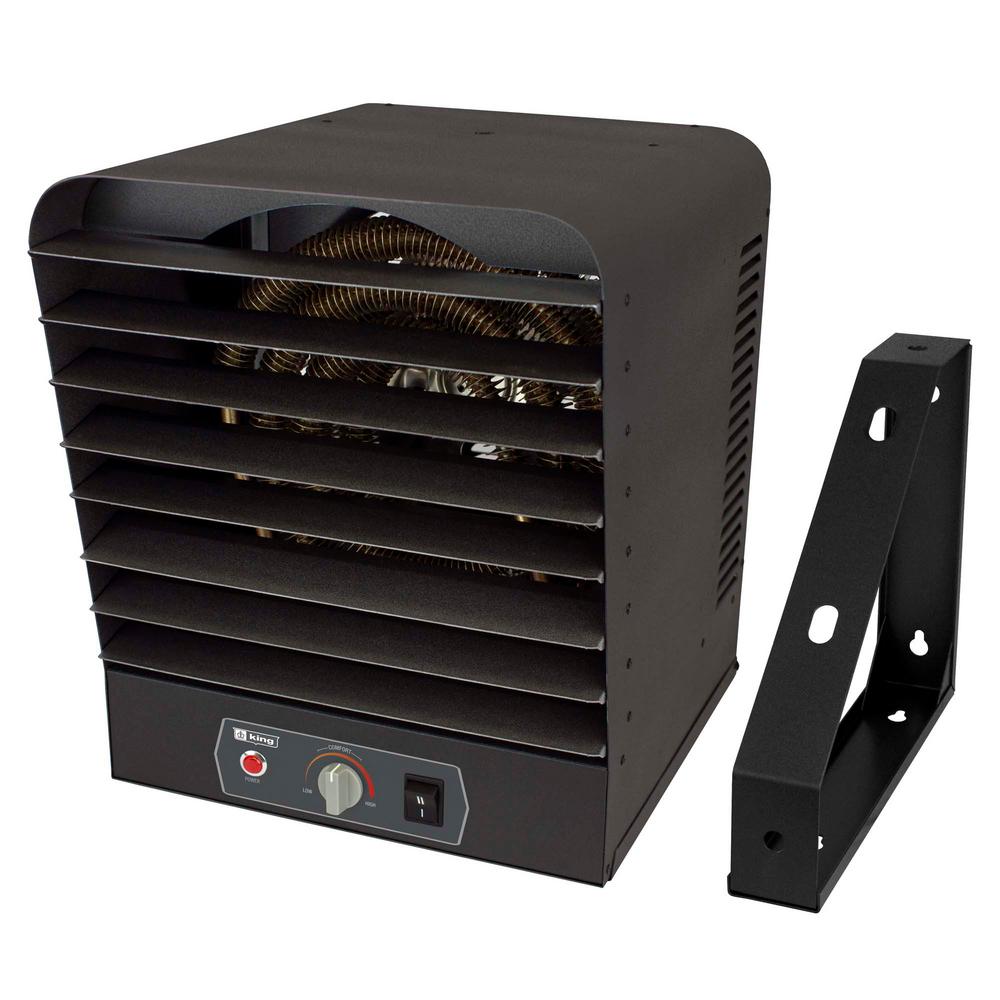 King 240 Volt 10000 Watt Garage Heater In Gray Gh2410tb The Home