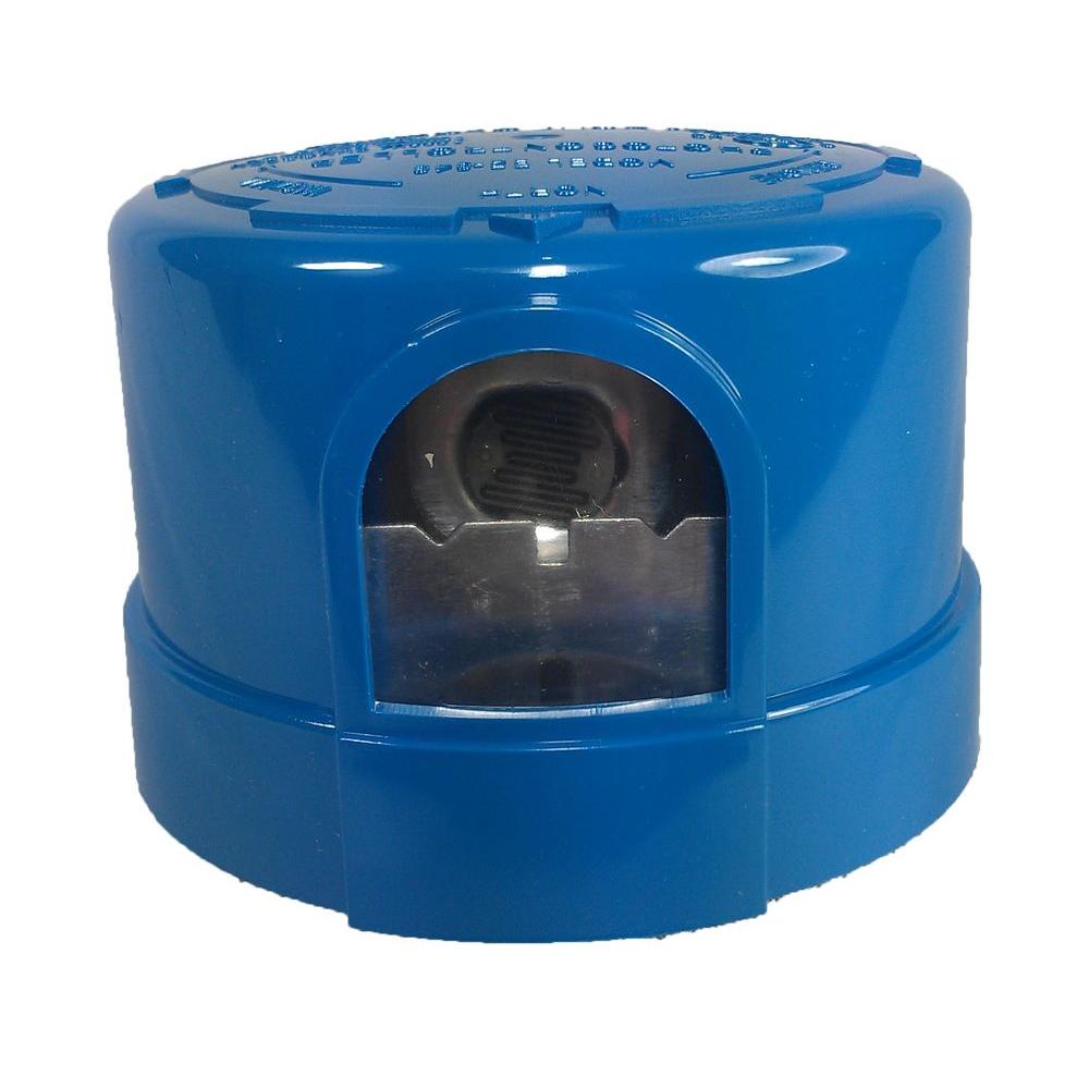 Photocell Outdoor Lighting Control Defiant 120 240 Volt Programmable Twist Lock Dusk To Dawn Photocell