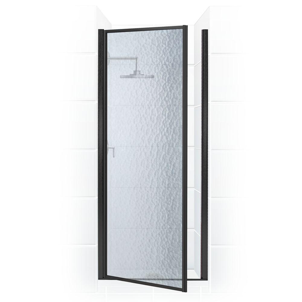 Coastal Shower Doors Legend Series 22 In X 64 Framed Hinged Coastal Shower Doors Legend Series 22 In X 64 Framed Hinged Door Platinum With Obscure Glass L22 66p A The Home Depot