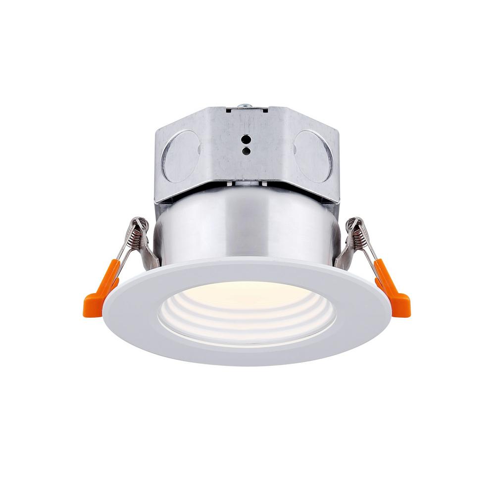 3 In White New Construction Ic Rated Recessed Integrated Led Kit 3 In White New Construction Ic Rated
