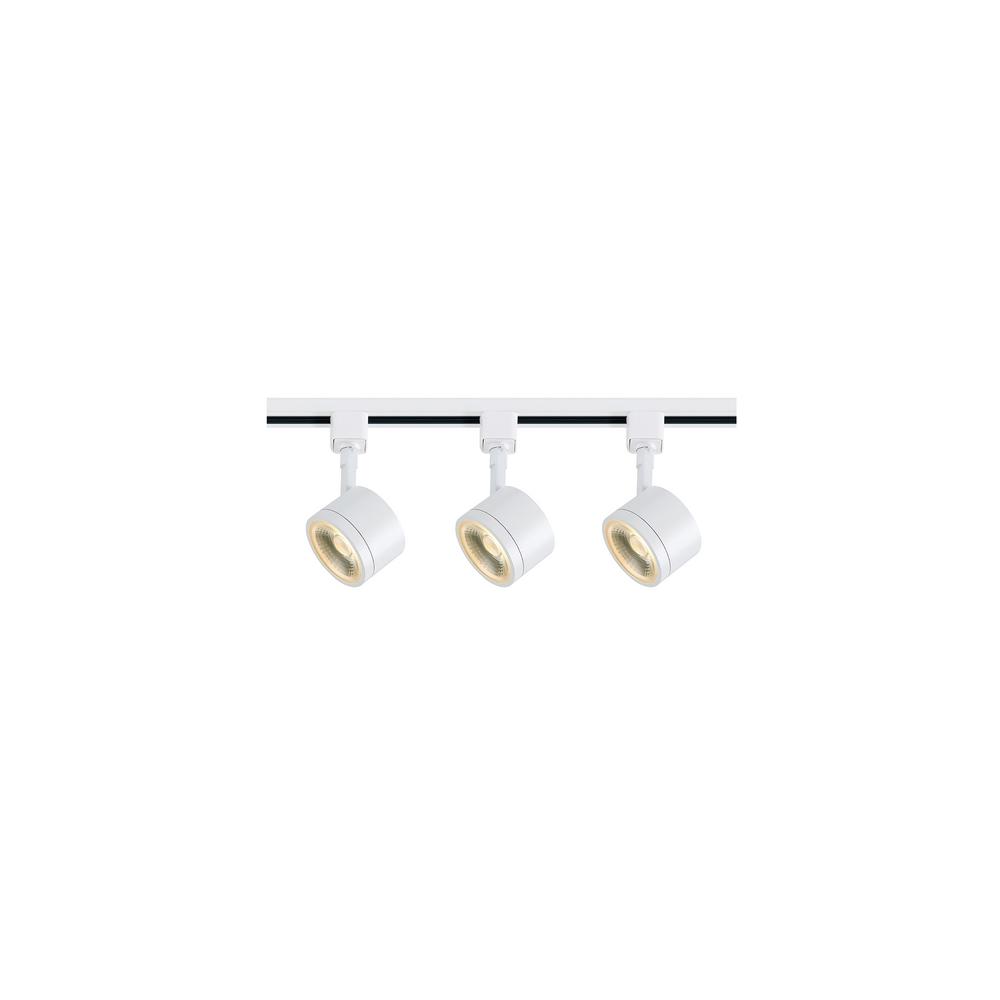 Filament Design 4 Ft White Integrated Led Track Lighting Kit