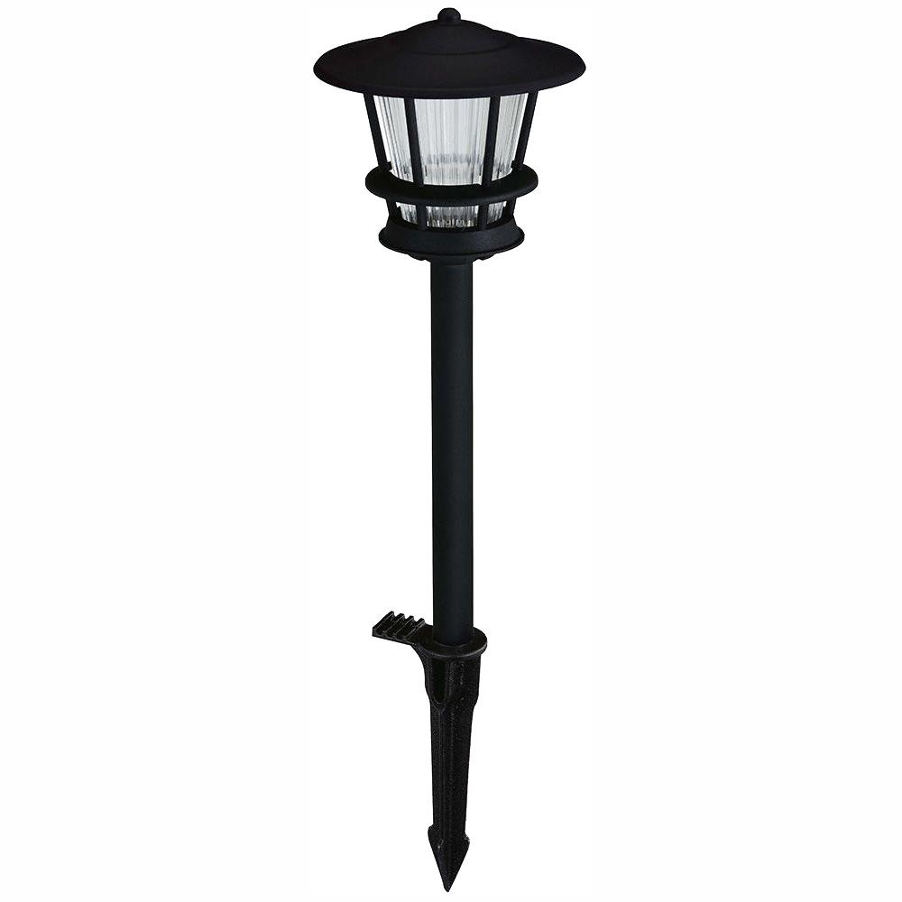 Hampton Bay Low-Voltage Black Outdoor Integrated LED 2 ...