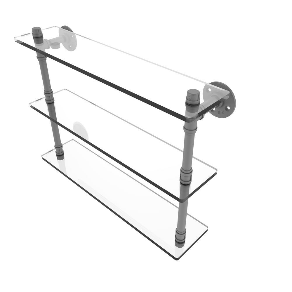 Allied Br Pipeline Collection 22 In Triple Gl Shelf Collection 22 In Triple Gl Shelf