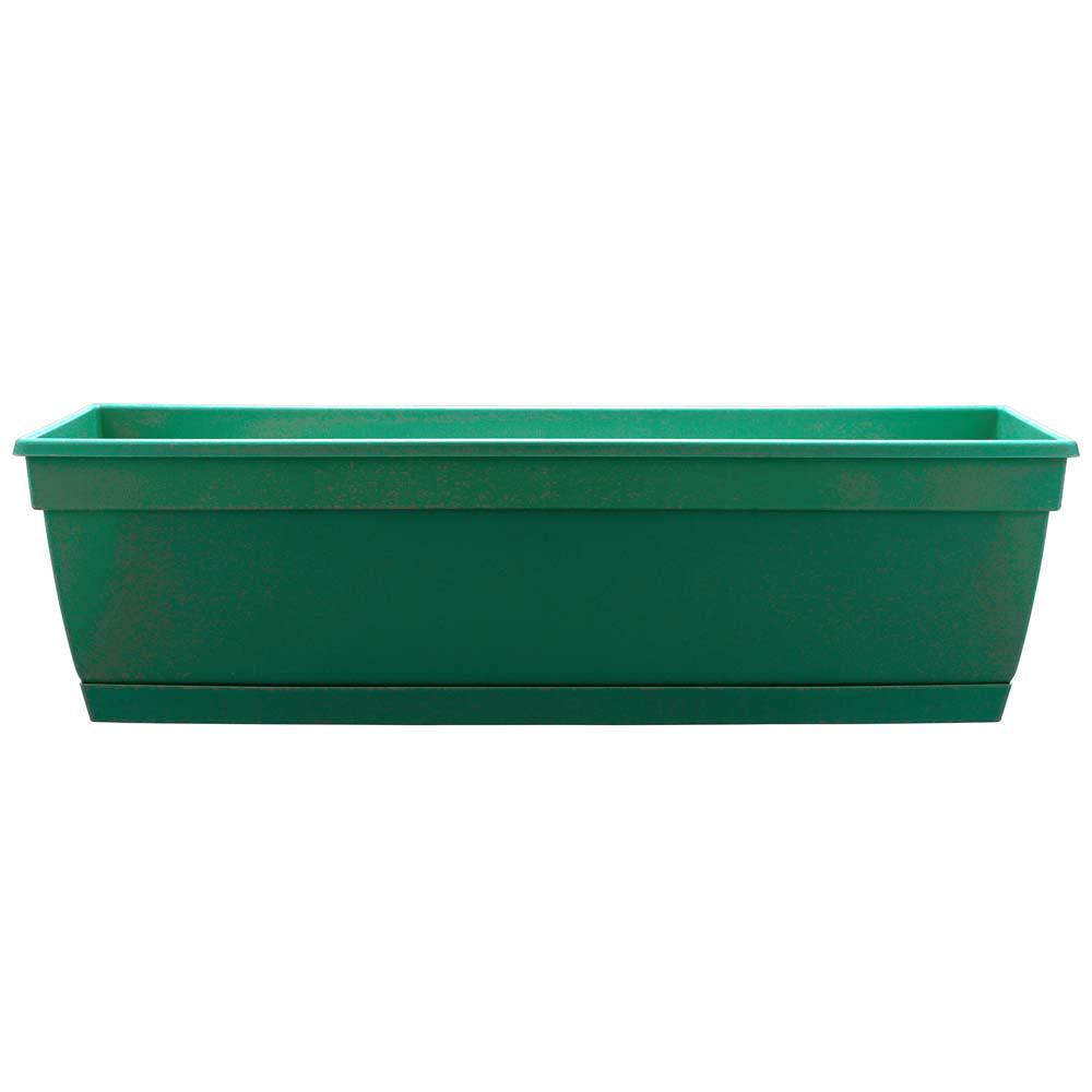 Dynamic Design Newbury 7.88 in. x 36 in. Cadmium Green Plastic Poly