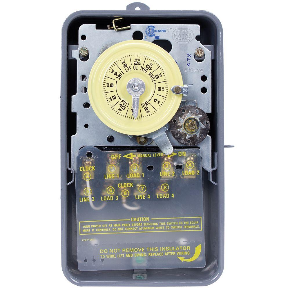Intermatic T1400 Series 40-Amp 24-Hour Mechanical Time Switch with Skipper and... by Intermatic