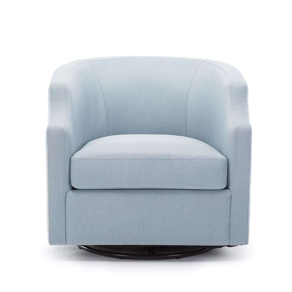 blue swivel rocker chair