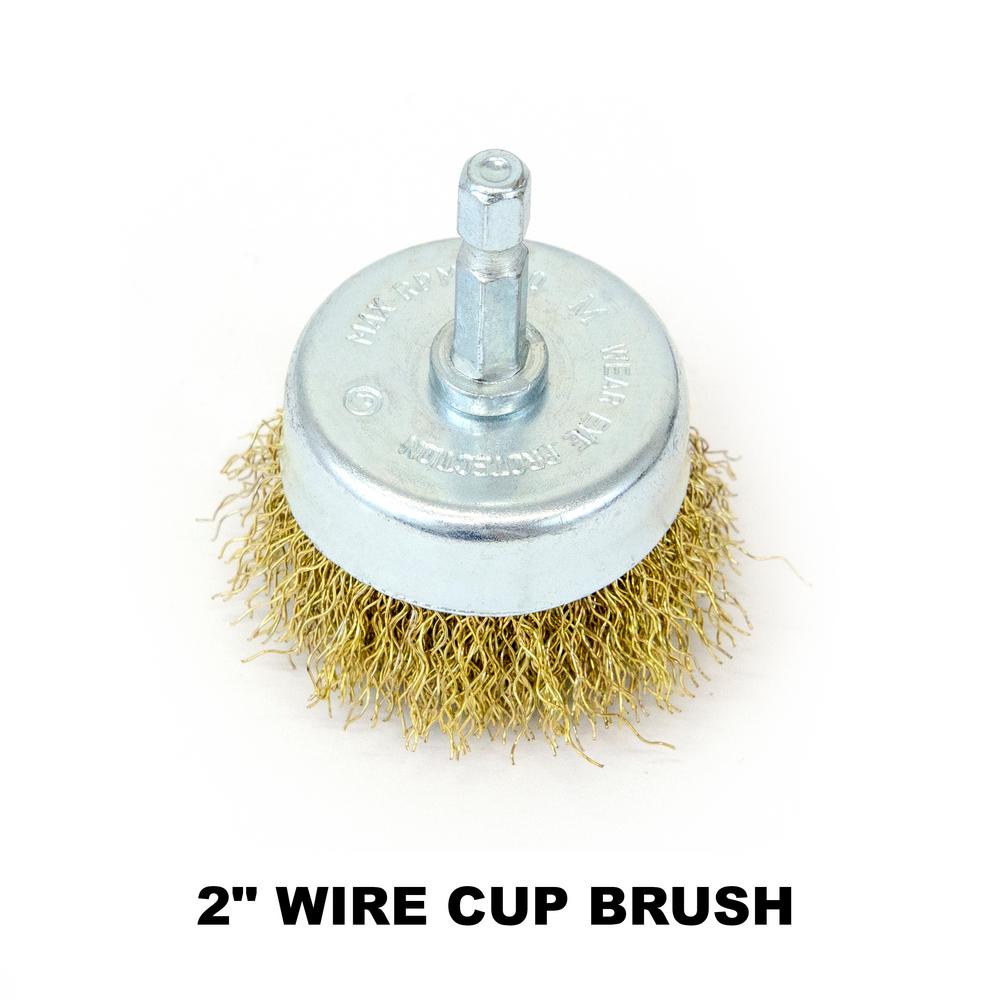 MILWAUKEE BRUSH//PFERD 82876 3/' X .006 STAINLESS STELL WIRE BRUSH 1//4/" SHANK