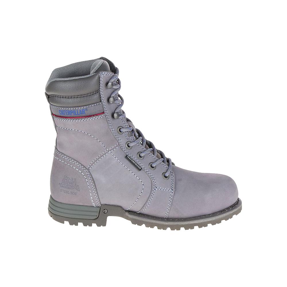 gray work boots