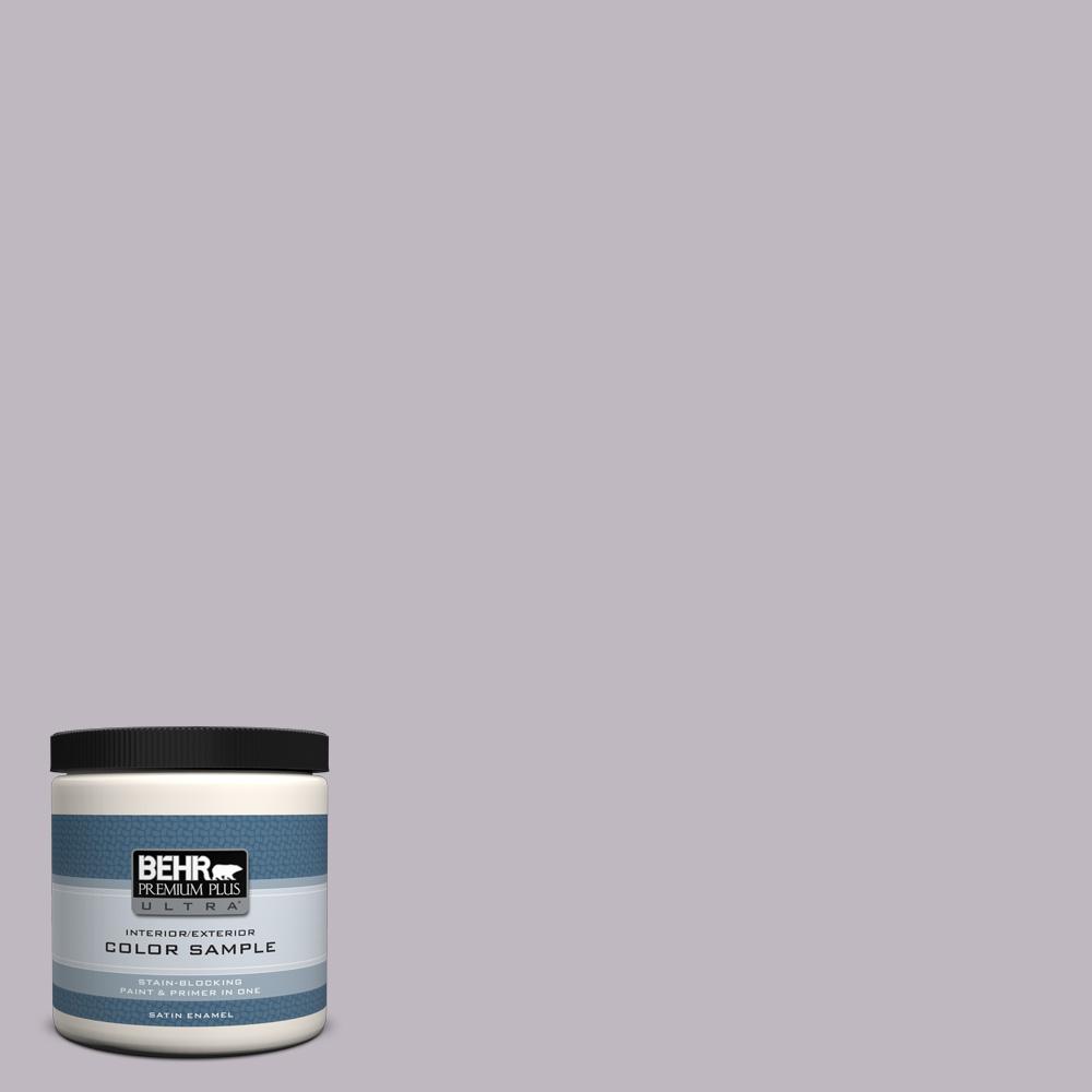 Behr Premium Plus Ultra 8 Oz N570 2 Standing Ovation Satin Enamel Interior Exterior Paint And Primer In One Sample