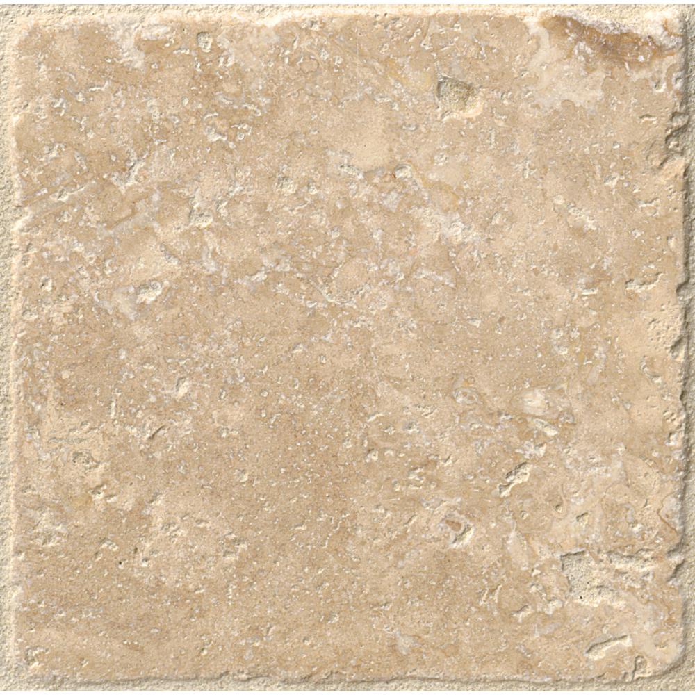 Msi Chiaro 4 In X Tumbled Travertine Floor And Wall Tile 1 Msi Chiaro 4 In X Tumbled Travertine Floor And Wall Tile 1 Sq Ft Case Thdw3 T Ch4x4t The Home Depot