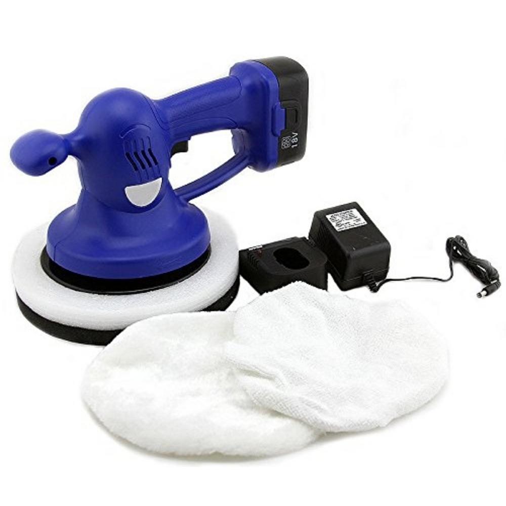 XtremepowerUS 18-Volt Portable Cordless Orbital Buffer Waxer Polisher