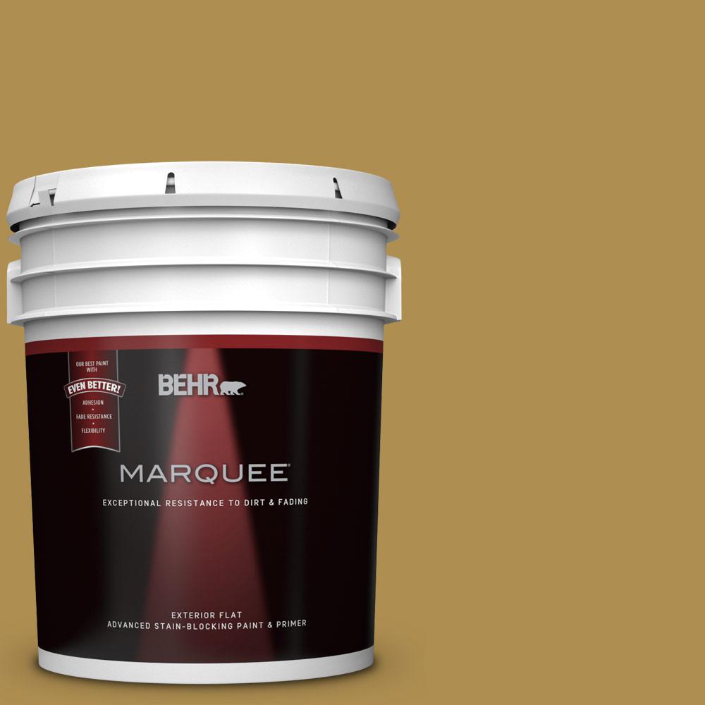 BEHR Premium Plus Ultra 5gal. 350D6 Bronze Green Flat Exterior Paint