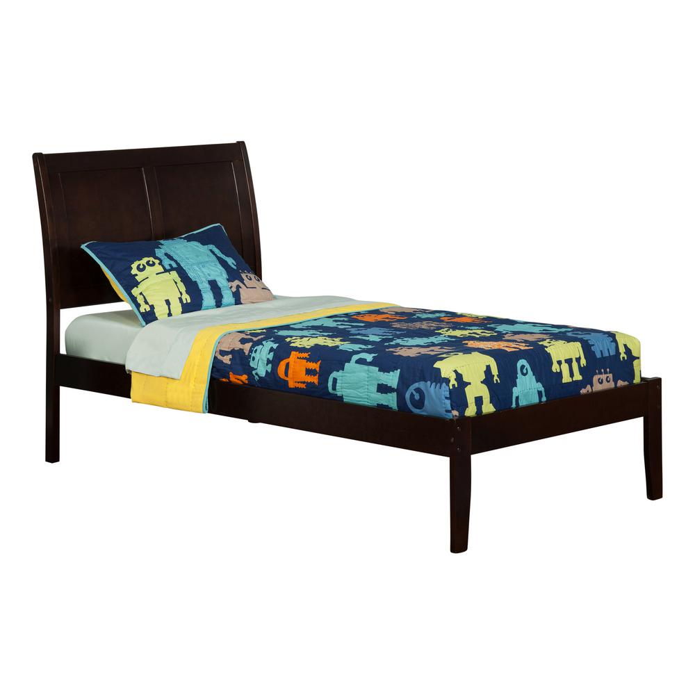 Atlantic Furniture Portland Twin XL Platform Bed with Open Foot Board