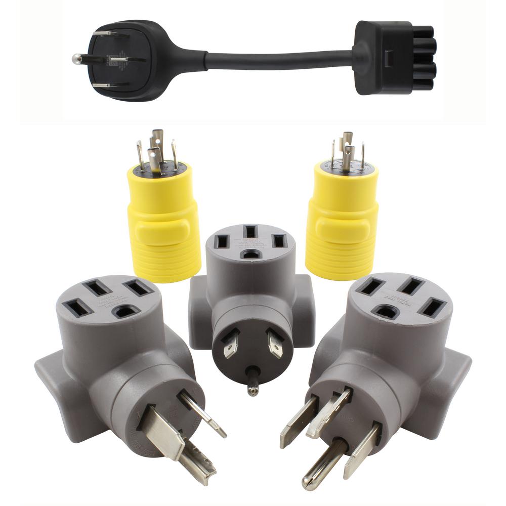 AC WORKS EV Compact Charging Kit of Adapters for Tesla Use OnlyEVKIT01