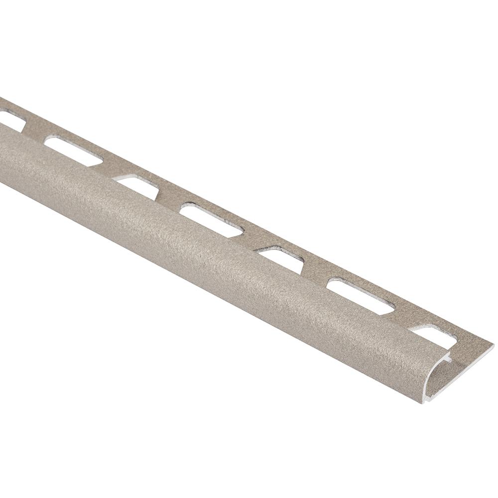 Schluter Rondec Cream 38 In X 8 Ft 2 12 In Color Coated Aluminum Bullnose Tile Edging Trim 0567