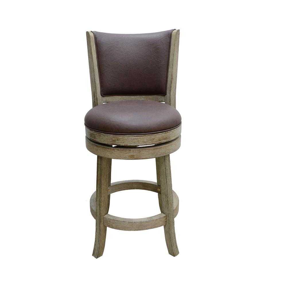 Boraam Toledo 24 In Barstool Weathered White 86424 The Home Depot Barstool In Weathered White 86424 The Home Depot