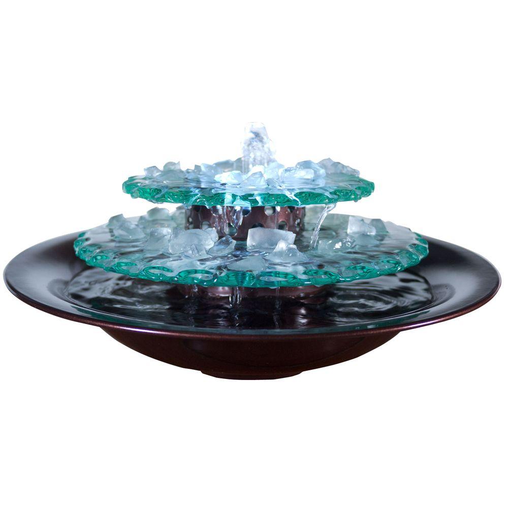 Small Tabletop Fountains The Home Depot Bluworld Moonlight Table Top Fountain