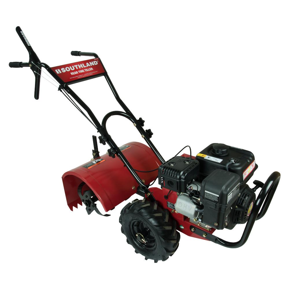 Southland 18 In 212 Cc Gas 4 Cycle Rear Tine Tiller Srtt212 The