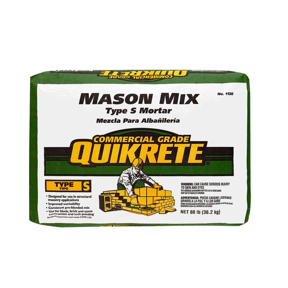 Quikrete 60 lb. Mortar Mix110260 The Home Depot