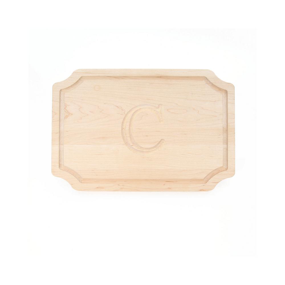 BigWood Boards Scalloped Maple Cutting Board C310C The Home Depot