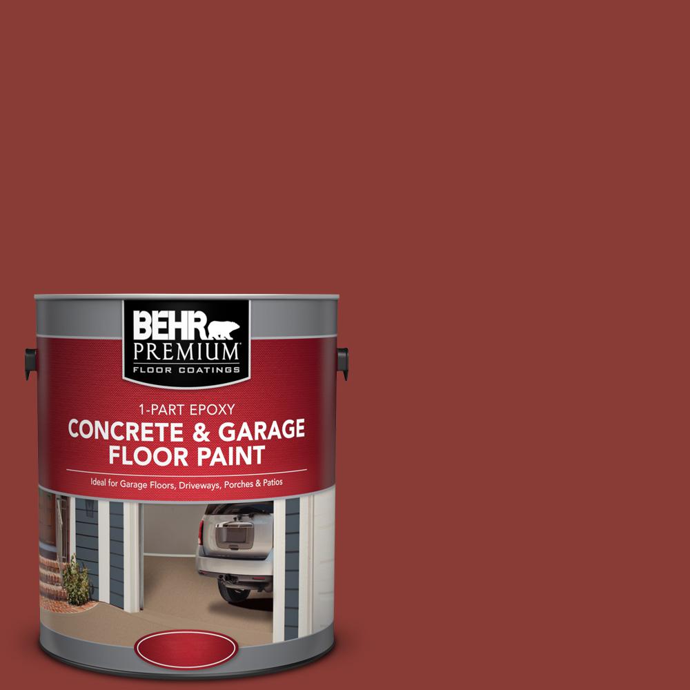 BEHR Premium 1 gal. #PPF-30 Deep Terra Cotta 1-Part Epoxy Concrete and ...