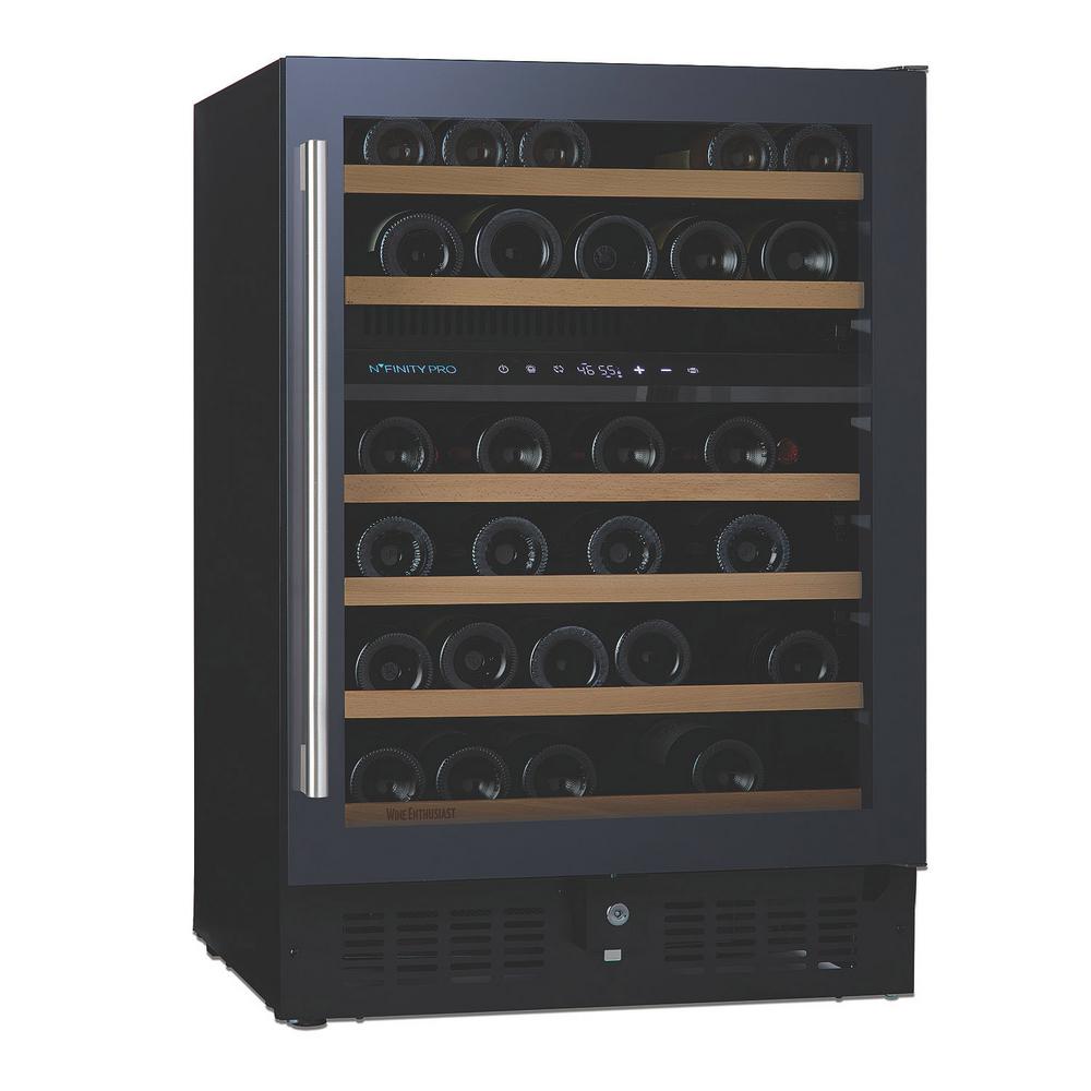 Wine Enthusiast N'FINITY PRO S 46Bottle 23.75 in. Dual Zone Wine