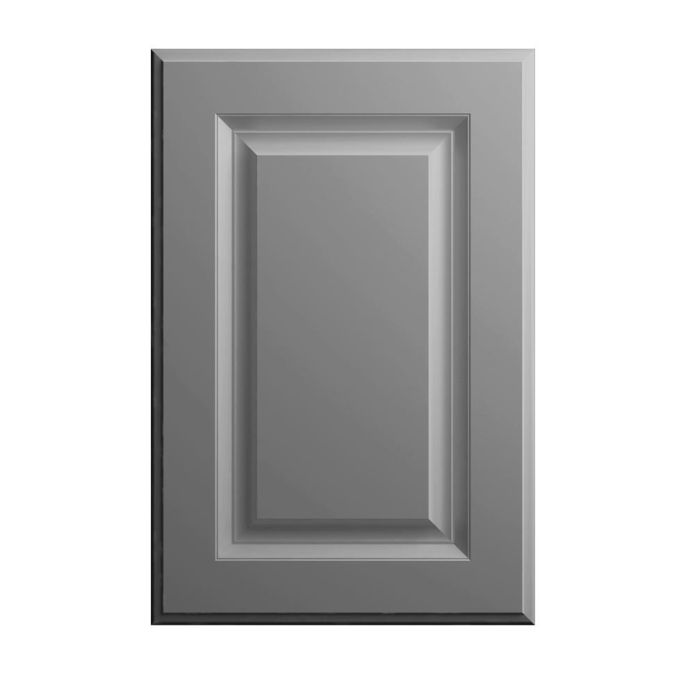 Hampton Bay Designer Series 11x15 In Elgin Cabinet Door Sample In Heron Gray