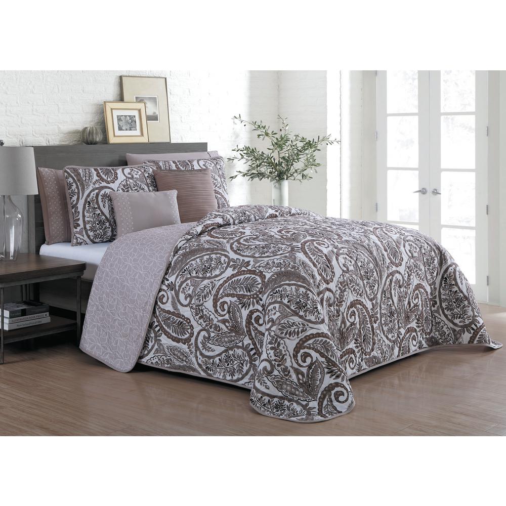Avondale Manor Seville 3 Piece Quilt Set King Pink