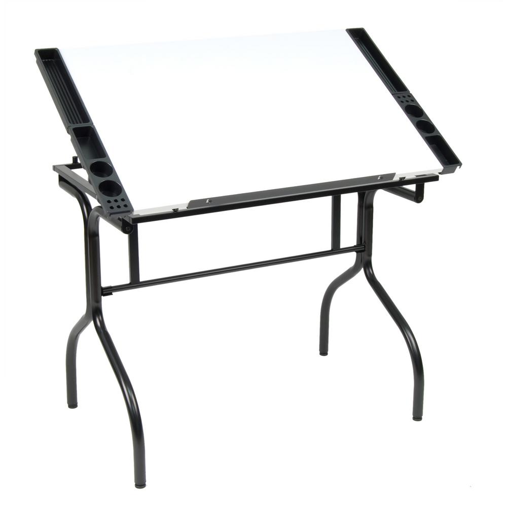 Studio Designs 35 25 In W Pb Craft Table With Folding Legs And