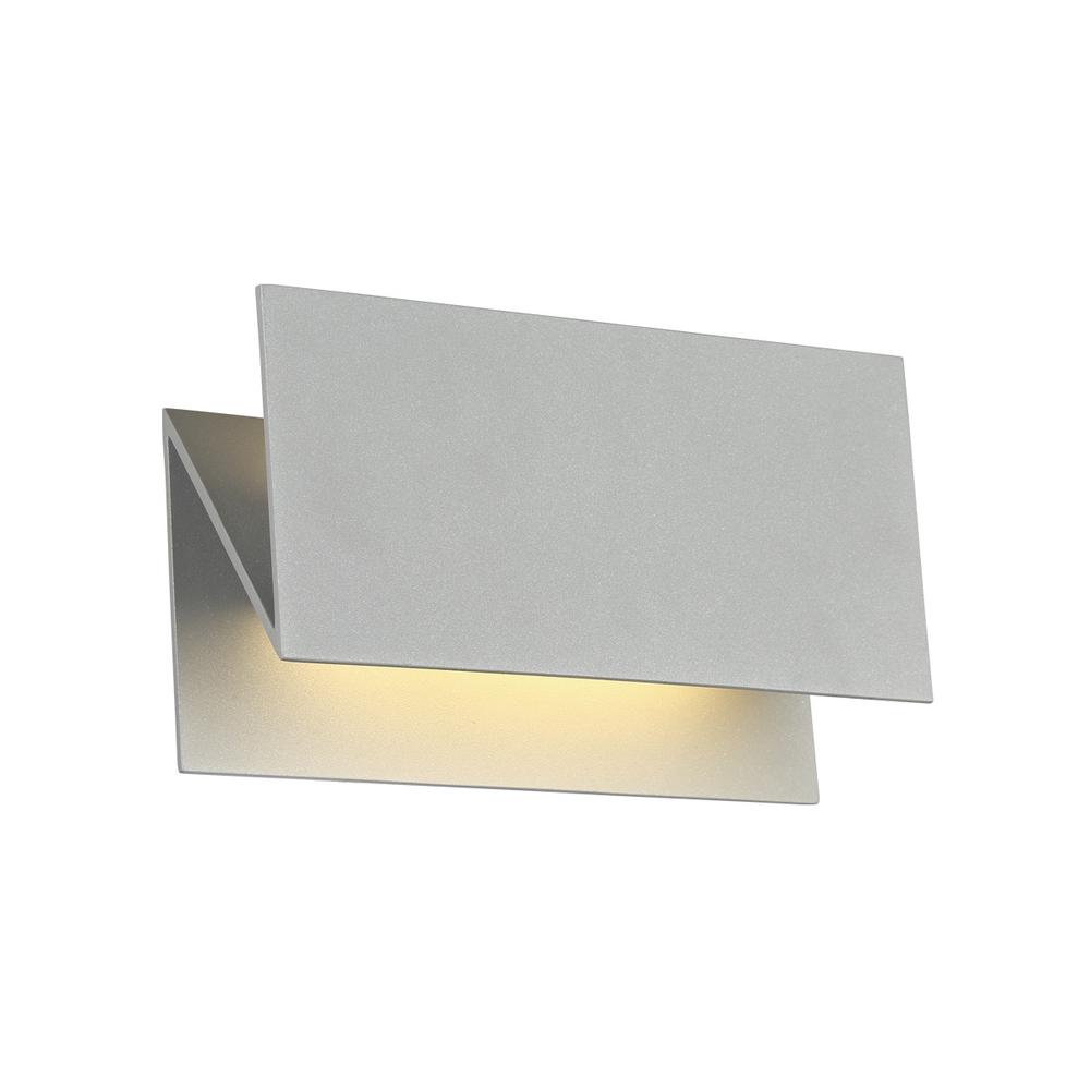 Eurofase Outdoor Wall Mounted Lighting The 2 Light Marine Grey Outdoor Integrated Led Wall Mount Sconce